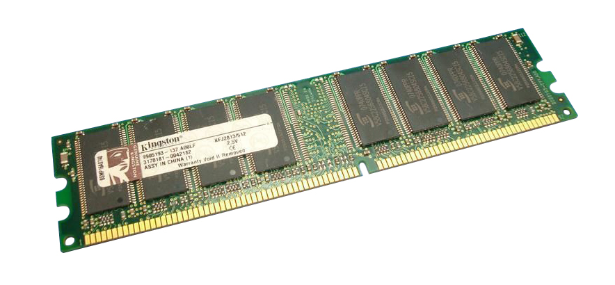 KFJ2813/512 Kingston 512MB PC2700 DDR-333MHz non-ECC Unbuffered CL2.5 184-Pin DIMM 2.5V Memory Module for Fujitsu-Siemens Desktop PC S26361-F2813-E120; S26361-F2813-E221; S26361-F2813-L120; S26361-F2813-L221
