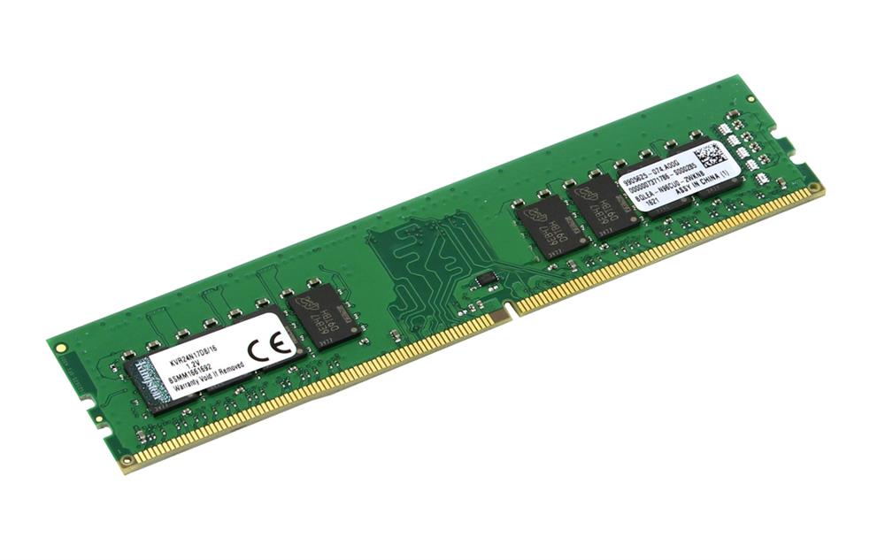 KVR24N17D8/16 Kingston 16GB PC4-19200 DDR4-2400MHz non-ECC Unbuffered CL17 288-Pin DIMM 1.2V Dual Rank Memory Module 