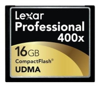 LCF16GCRBEU400 Lexar Professional 16GB 400x UDMA CompactFlash (CF) Memory Card