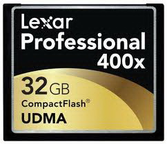LCF32GCTBNA400 Lexar Pro 32GB 400x CompactFlash (CF) Memory Card