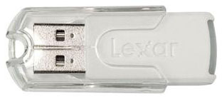 LJDFF4GBASBNA Lexar JumpDrive FireFly 4GB USB 2.0 Flash Drive (White)