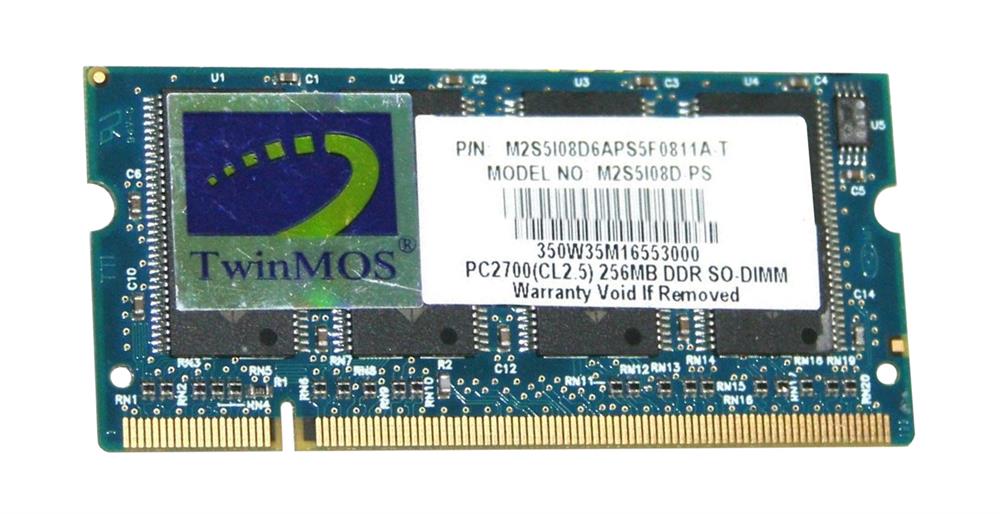 M2S5108D-PS TwinMos 256MB SoDimm PC2700 Memory