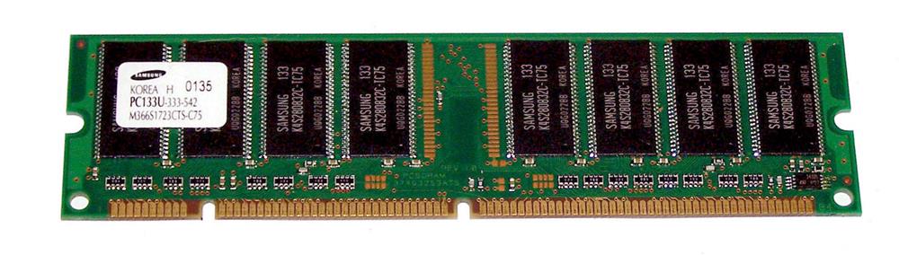 M366S1723CTS-C75 Samsung 128MB PC133 133MHz non-ECC Unbuffered CL3 168-Pin DIMM Memory Module
