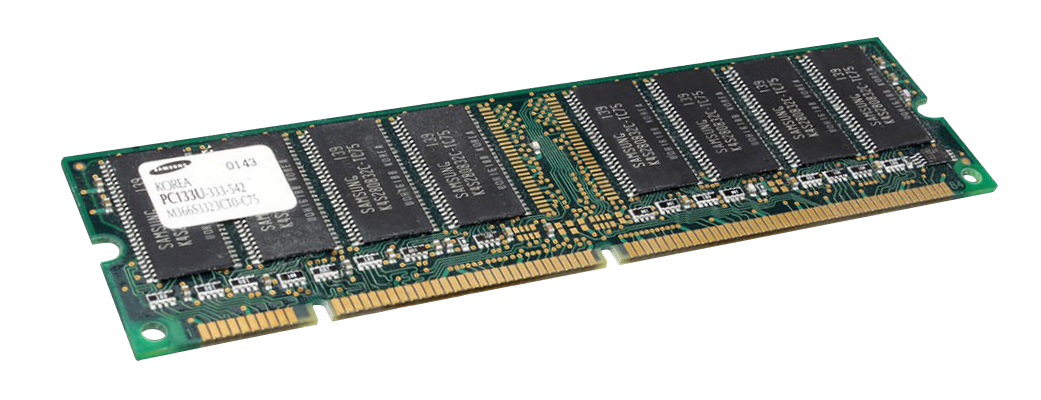 M366S3323CT0-C75 Samsung 256MB PC133 133MHz non-ECC Unbuffered CL3 168-Pin DIMM Memory Module