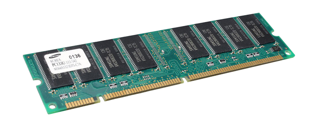 M366S3323DTS-C7A Samsung 256MB PC133 133MHz non-ECC Unbuffered CL3 168-Pin DIMM Memory Module