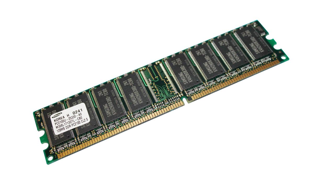 M368L1713DTL-CB0 Samsung 128MB PC2100 DDR-266MHz non-ECC Unbuffered CL2.5 2.5V 184-Pin DIMM Memory Module