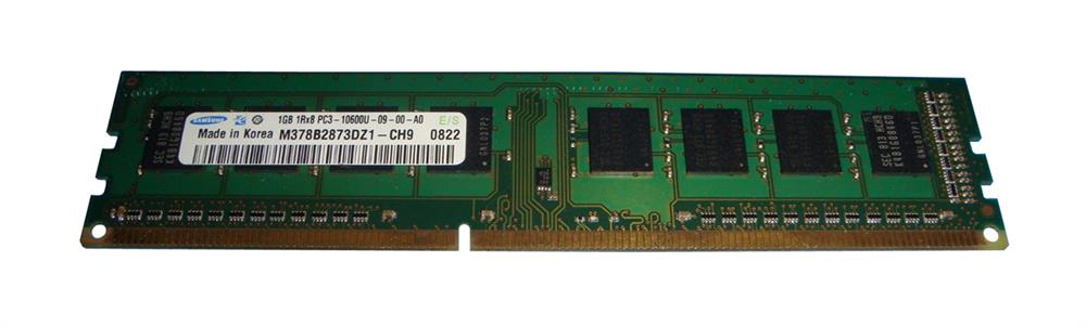 M378B2873DZ1-CH9 Samsung 1GB PC3-10600 DDR3-1333MHz non-ECC Unbuffered CL9 240-Pin DIMM Single Rank Memory Module