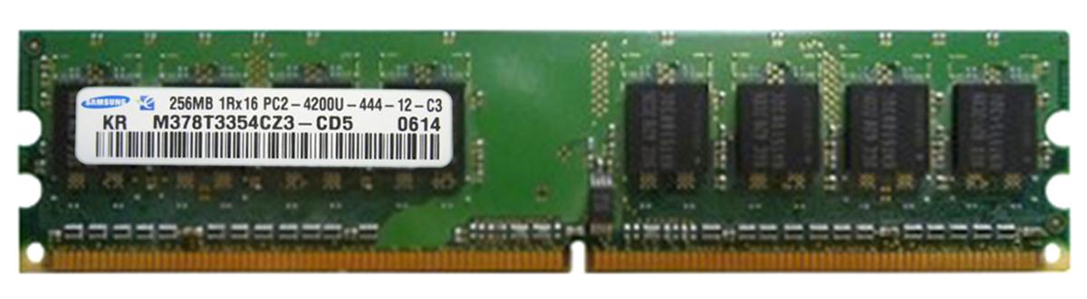 3D-14D228N641728-512M 512MB Kit (2 x 256MB) DDR2 PC2-4200 CL=4 non-ECC Unbuffered DDR2-533 1.8V 32Meg x 64 for Gigabyte Technology GA-EG41MF-US2H (rev. 1.0) Motherboard n/a