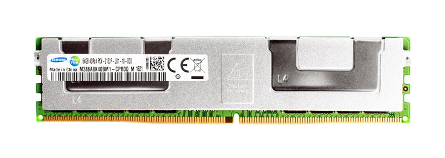 M386A8K40BM1-CPB0Q Samsung 64GB PC4-17000 DDR4-2133MHz Registered ECC CL15 288-Pin Load Reduced DIMM 1.2V Quad Rank Memory Module