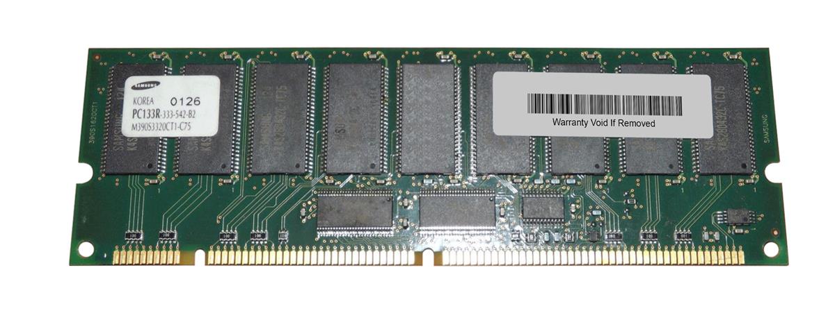 M390S3320CT1-C75 Samsung 256MB PC133 133MHz ECC Registered CL3 168-Pin DIMM Memory Module