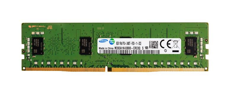M393A1K43BB0-CRC0Q Samsung 8GB PC4-19200 DDR4-2400MHz Registered ECC CL17 288-Pin DIMM 1.2V Single Rank Memory Module