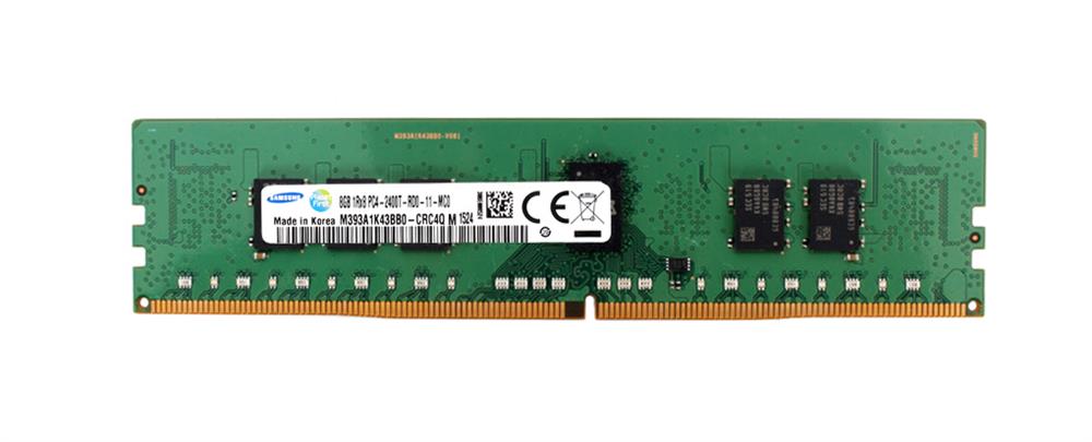 M393A1K43BB0-CRC4Q Samsung 8GB PC4-19200 DDR4-2400MHz Registered ECC CL17 288-Pin DIMM 1.2V Single Rank Memory Module