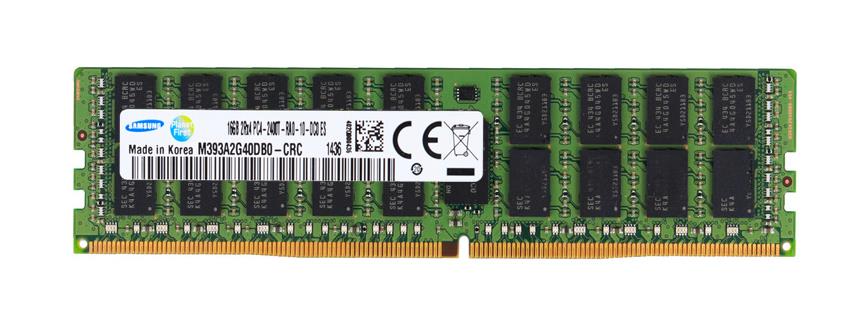 M393A2G40DB0-CRC Samsung 16GB PC4-19200 DDR4-2400MHz Registered ECC CL17 288-Pin DIMM 1.2V Dual Rank Memory Module
