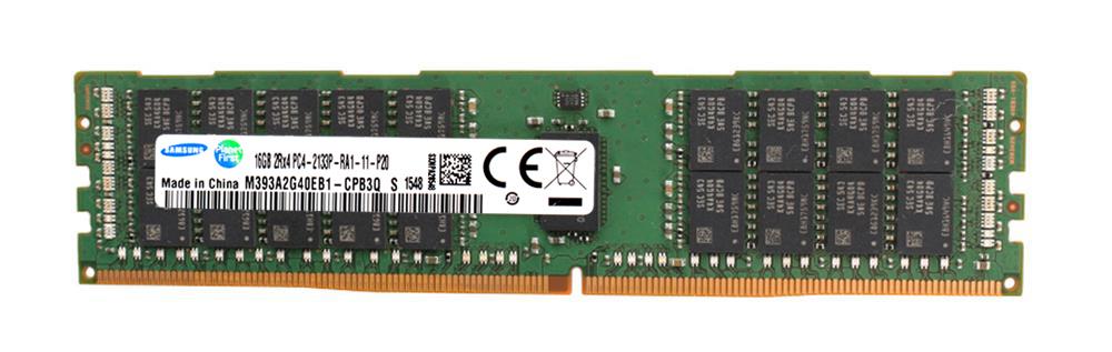 M393A2G40EB1-CPB3Q Samsung 16GB PC4-17000 DDR4-2133MHz Registered ECC CL15 288-Pin DIMM 1.2V Dual Rank Memory Module