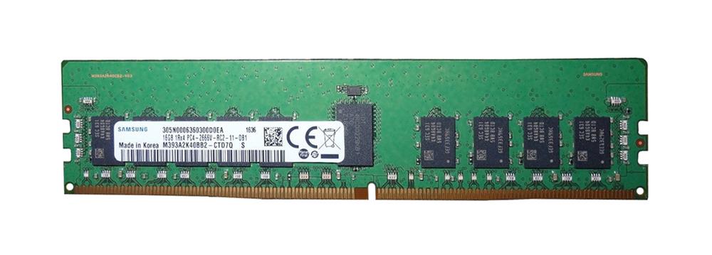 M393A2K40BB2-CTD7Q Samsung 16GB PC4-21300 DDR4-2666MHz Registered ECC CL19 288-Pin DIMM 1.2V Single Rank Memory Module
