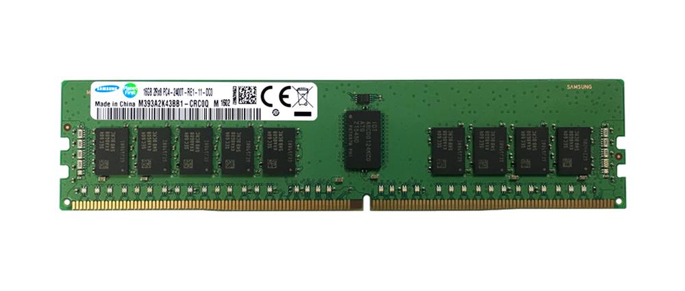 M393A2K43BB1-CRC0Q Samsung 16GB PC4-19200 DDR4-2400MHz Registered ECC CL17 288-Pin DIMM 1.2V Dual Rank Memory Module