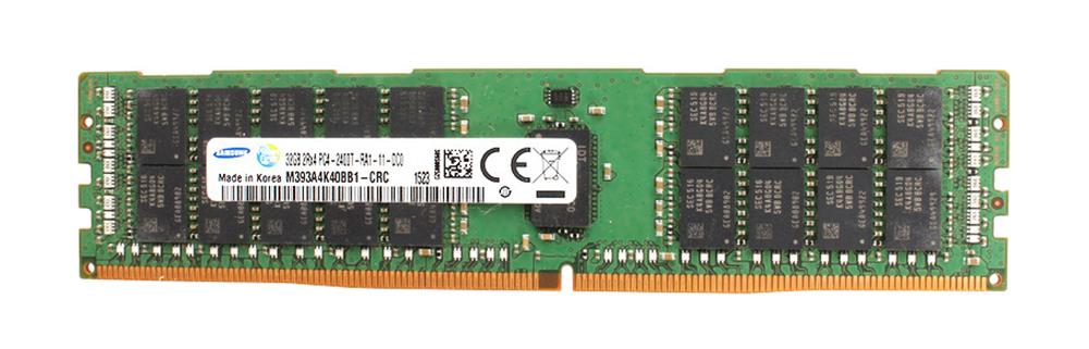M393A4K40BB1-CRC Samsung 32GB PC4-19200 DDR4-2400MHz Registered ECC CL17 288-Pin DIMM 1.2V Dual Rank Memory Module