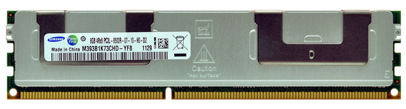 3D-14D324R0277-8G 8GB Module DDR3 PC3-8500 CL=7 Registered ECC w/Parity DDR3-1066 Quad Rank, x8 Low Voltage 1.35V 1024Meg x 72 for Gigabyte Technology GA-7PESH4 Motherboard n/a