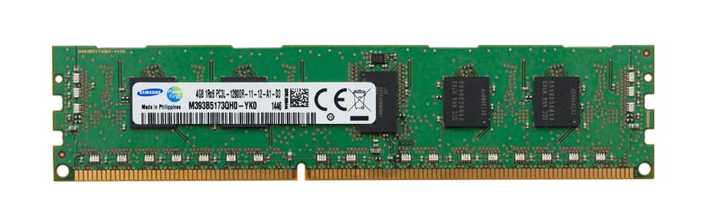 M393B5173QH0-YK0 Samsung 4GB PC3-12800 DDR3-1600MHz ECC Registered CL11 240-Pin DIMM 1.35V Low Voltage Single Rank Memory Module