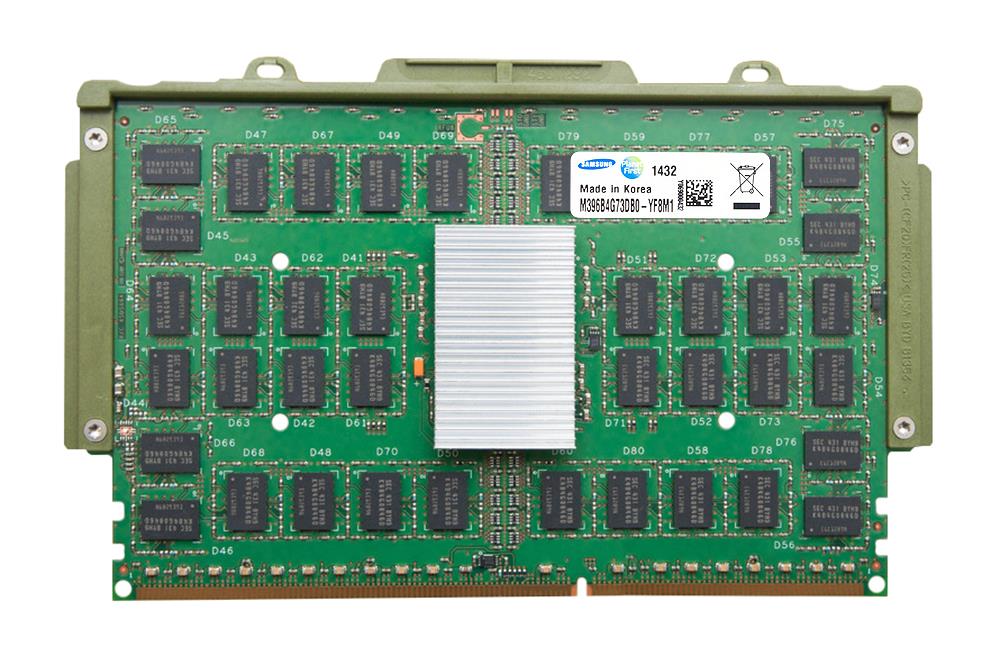 M396B4G73DB0-YF8 Samsung 32GB PC3-10600 DDR3-1333MHz ECC Registered CL9 Cuod 276-Pin DIMM Memory Module