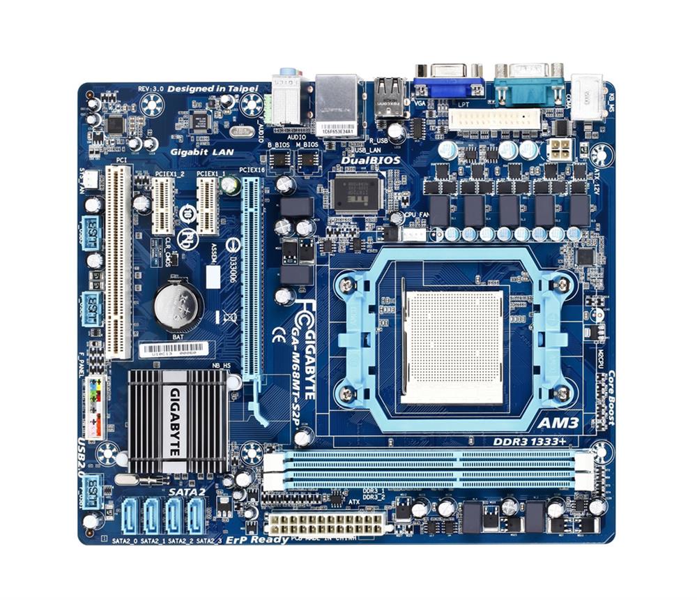 M4L-80073674 Gigabyte Tech GA-M68MT-S2P Motherboard