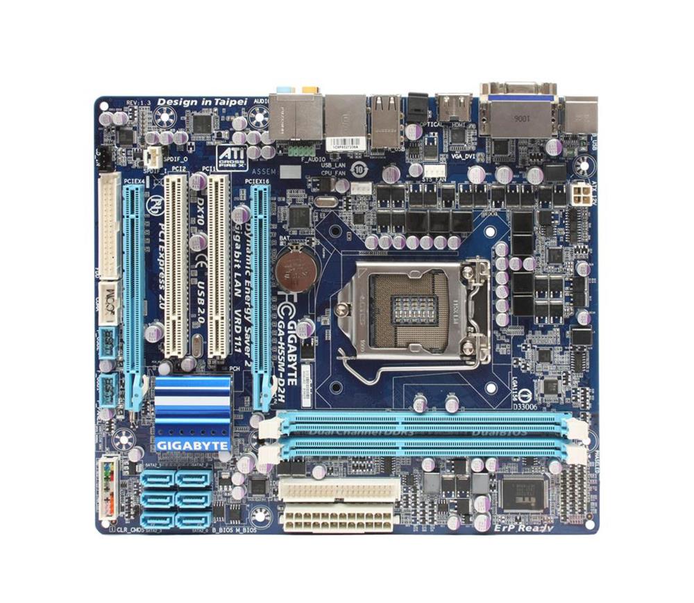 M4L-80076229 Gigabyte Tech GA-H55M-D2H (rev. 1.4) Motherboard