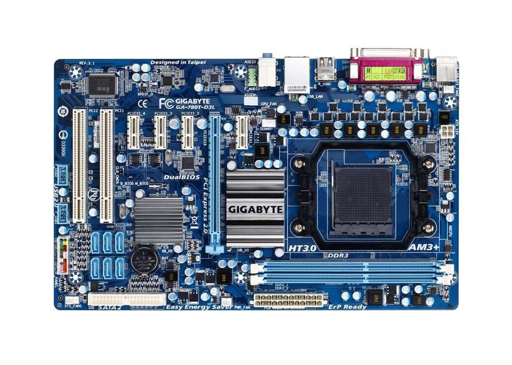 M4L-80098383 Gigabyte Tech GA-780T-D3L Motherboard