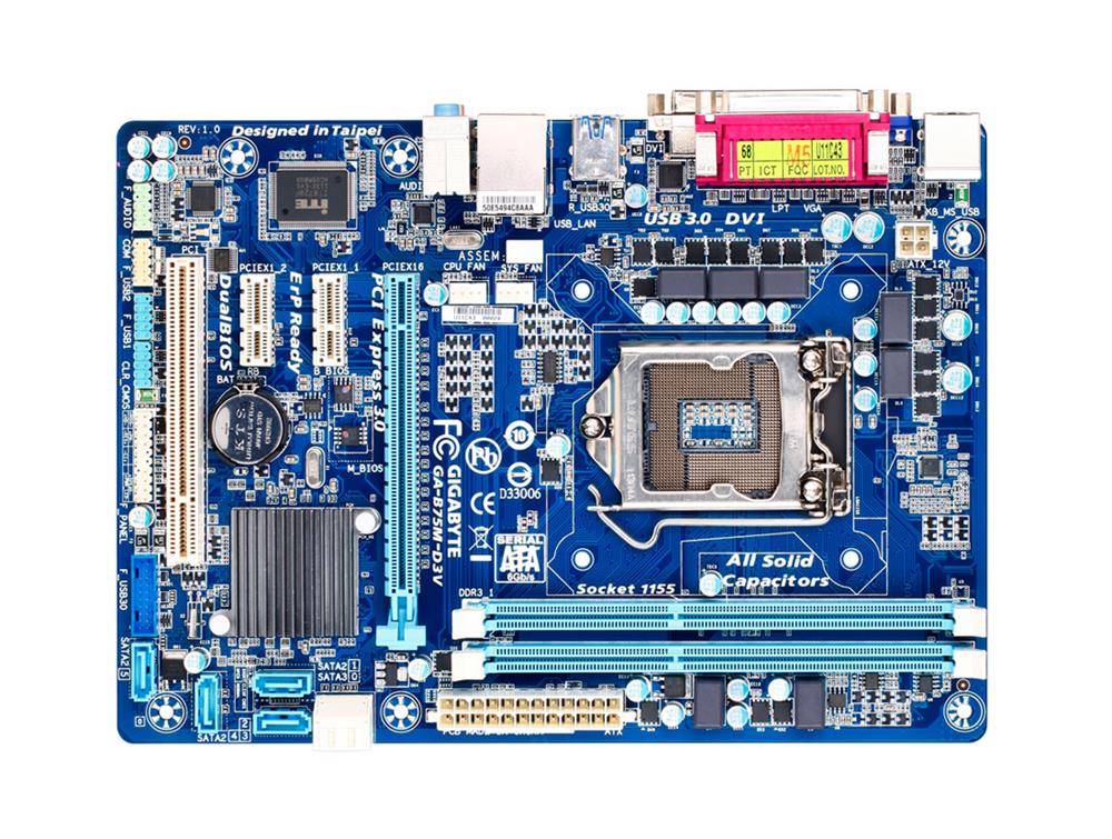 M4L-80098717 Gigabyte Tech GA-B75M-D3V Motherboard