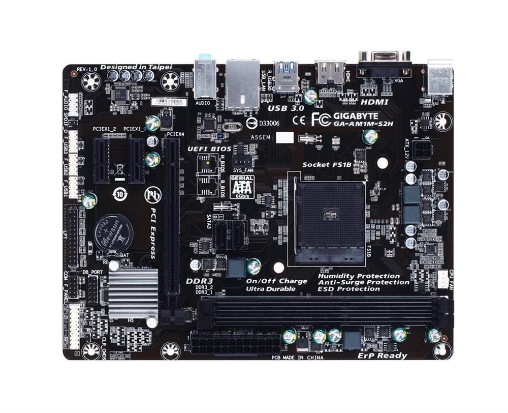 M4L-80105935 Gigabyte Tech GA-AM1M-S2H Motherboard