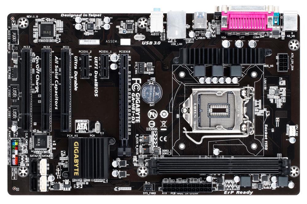 M4L-80105975 Gigabyte Tech GA-H81-D3 Motherboard
