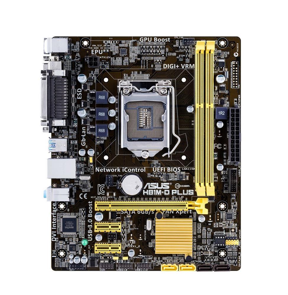 M4L-80106165 ASUS H81M-D PLUS Motherboard
