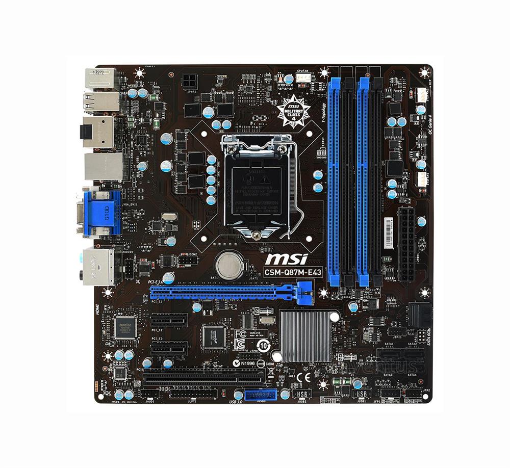 M4L-80106218 MSI CSM-Q87M-E43 Motherboard