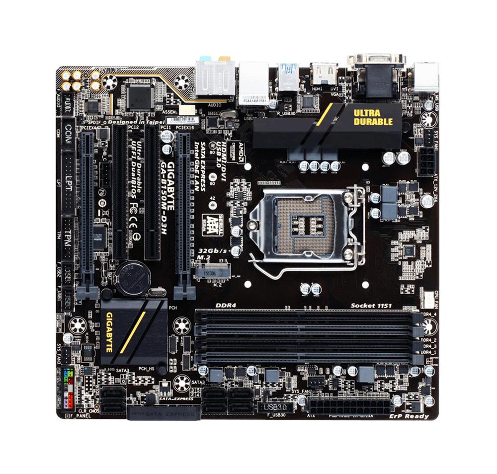 M4L-80108567 Gigabyte Tech GA-B150M-D3H Motherboard