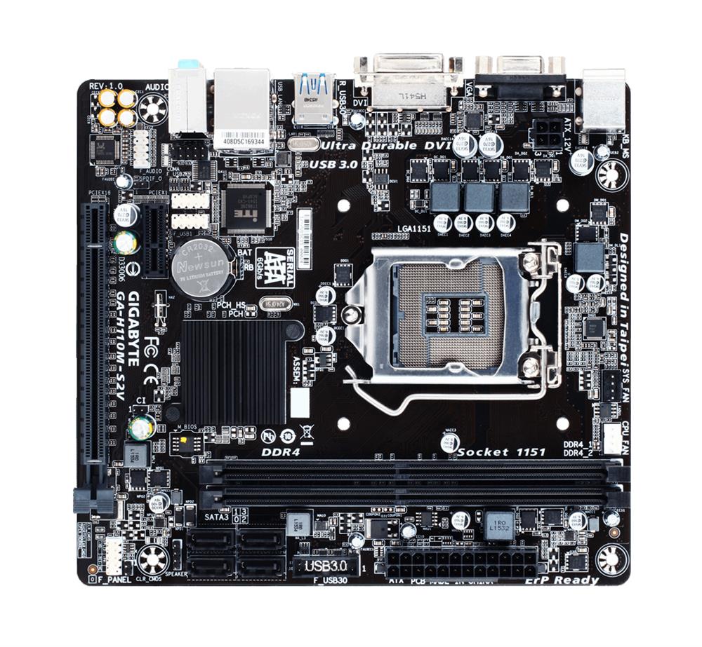 M4L-80119177 Gigabyte Tech GA-H110M-S2V DDR4 Motherboard