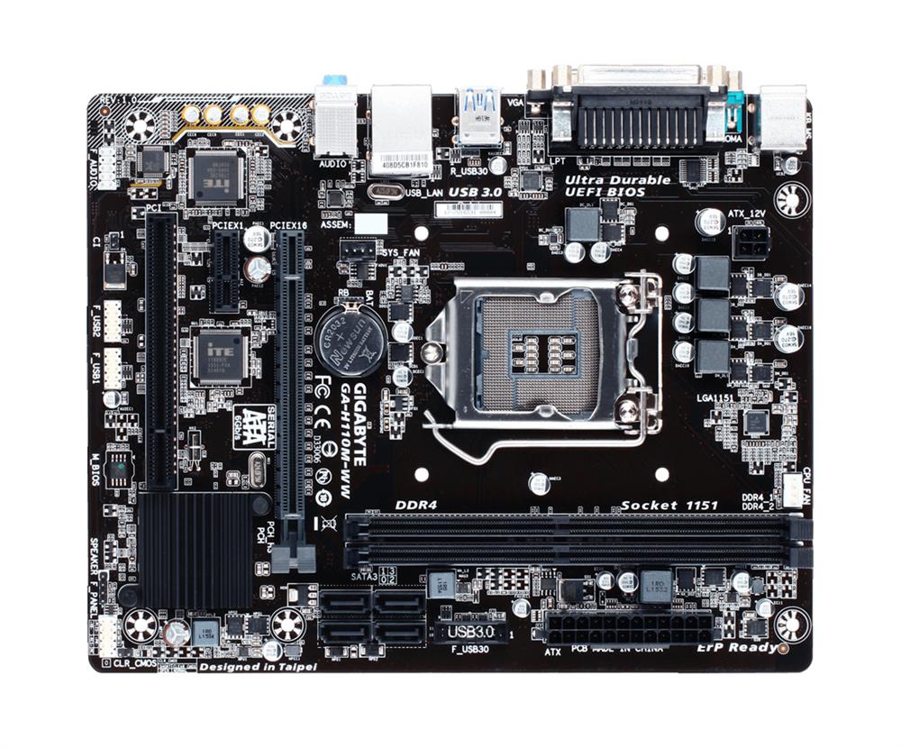 M4L-80119179 Gigabyte Tech GA-H110M-WW Motherboard