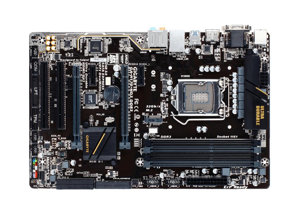 M4L-80119181 Gigabyte Tech GA-H170-HD3 DDR3 Motherboard