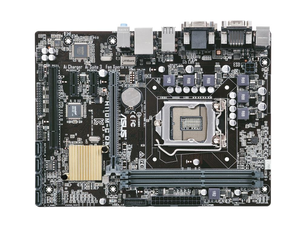 MB-H11MCD3 ASUS H110M-C D3 Socket 1151 Intel H110 Chipset 6th Generation Core i7/ i5 / i3 / Pentium / Celeron Processors Support DDR3 2x DIMM 4x SATA 6.0Gb/s Micro-ATX Motherboard (Refurbished)