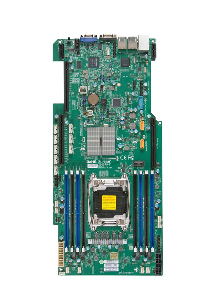 MB-X10SRG SuperMicro X10SRG-F Socket R3 LGA 2011 Xeon E5-1600 / E5-2600 v4 / v3 Intel C612 Chipset DDR4 8 x DIMM 10 x SATA 6Gbps Proprietary Server Motherboard (Refurbished)