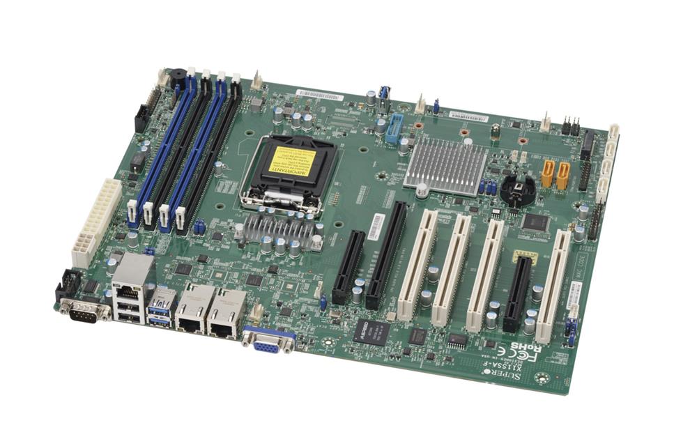 MB-X11SAFB SuperMicro X11SSA-F Socket LGA 1151 Intel C236 Chipset Xeon E3-1200 v5/v6 7th/6th Generation Core i3 / Pentium / Celeron Processors Support DDR4 4x DIMM 6x SATA3 6.0Gb/s ATX Server Motherboard (Refurbished) (Refurbished)
