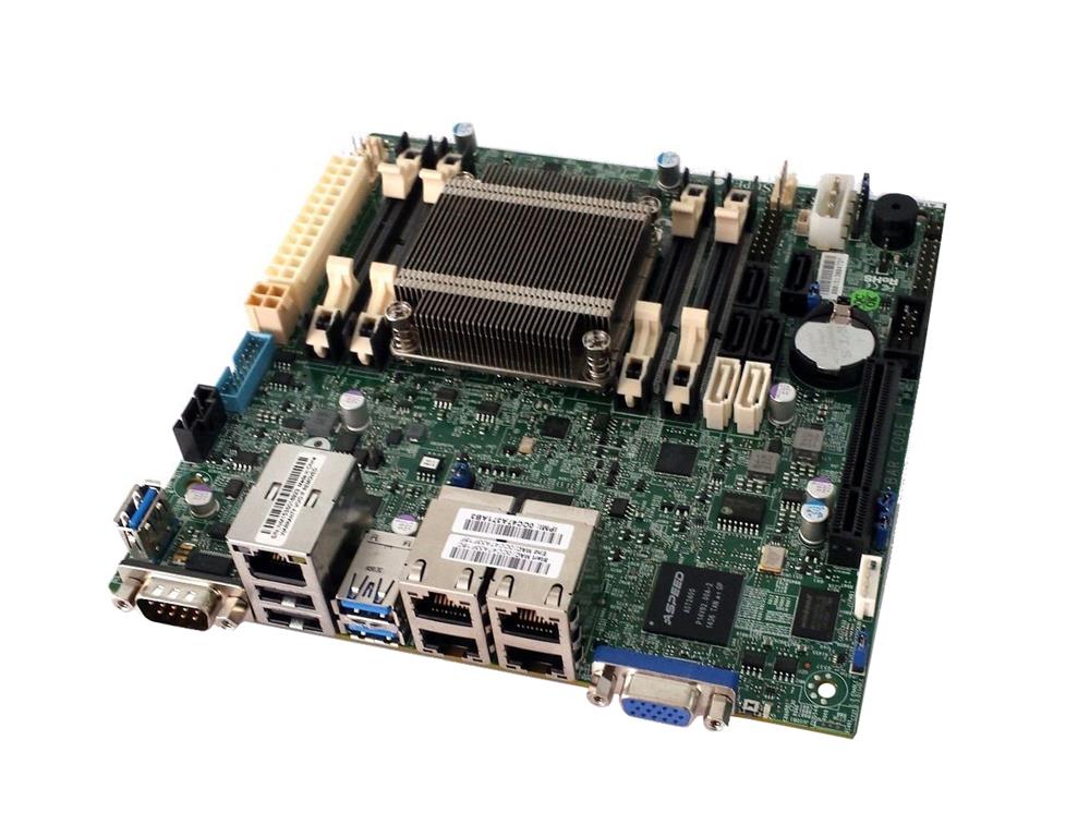 MBA1SA25 SuperMicro A1sai-2550f-o Intel Atom C2550 DDR3 SATA3usb3.0 V4GBe Mini-itx Motherboard CPU Combo (Refurbished)