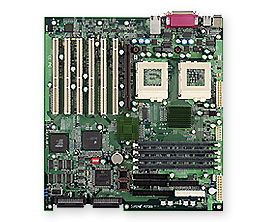 MBD-P3TDE6-O SuperMicro Serverworks He-Sl 4GB Memory Support Dual Processor 1x10/100 Mb Ext-Atx Server Motherboard (Refurbished)