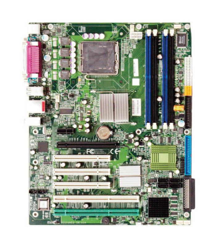 MBD-PDSG4-O SuperMicro PDSG4 Socket LGA 775 Intel 955X Chipset Intel Pentium D/ Pentium 4 Extreme Edition/ Pentium 4/ Pentium Extreme Edition & Celeron D Processors Support DDR2 4x DIMM 4x SATA 3.0Gb/s ATX Motherboard (Refurbished)