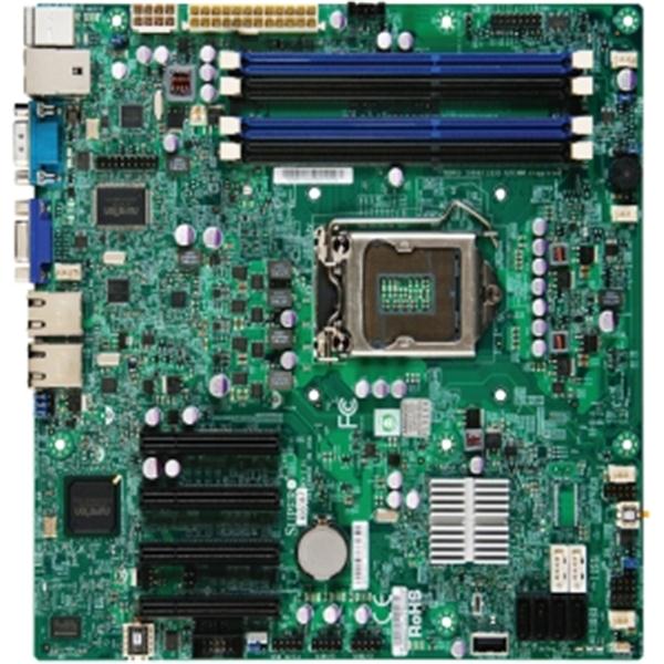 MBD-X9SCM-F-B Super X9SCM-F Single Socket Intel LGA 1155 Intel C204 Chipset Xeon E3-1200/ E3-1200 v2 Series 2nd & 3rd Generation Core i3/ Pentium/ Celeron Processors Support DDR3 4x DIMM 4x SATA2 3.0Gb/s uATX Server Motherboard (Refurbished)
