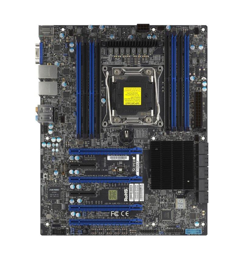 MBDX10SRAFB SuperMicro X10SRA-F Socket R3 LGA 2011 Xeon E5-1600 / E5-2600 v4 / v3 Intel C612 Chipset DDR4 8 x DIMM 10 x SATA 6Gbps ATX Server Motherboard (Refurbished)