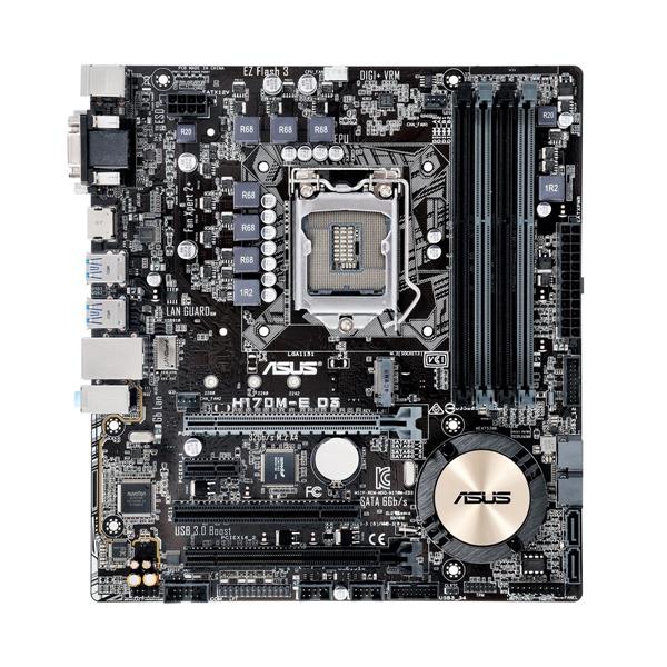 MBH170MED ASUS H170M-E D3 Socket LGA 1151 Intel H170 Chipset 6th Generation Core i7 / i5 / i3 / Pentium/ Celeron Processors Support DDR3 4x DIMM 4x SATA 6.0Gb/s uATX Motherboard (Refurbished)