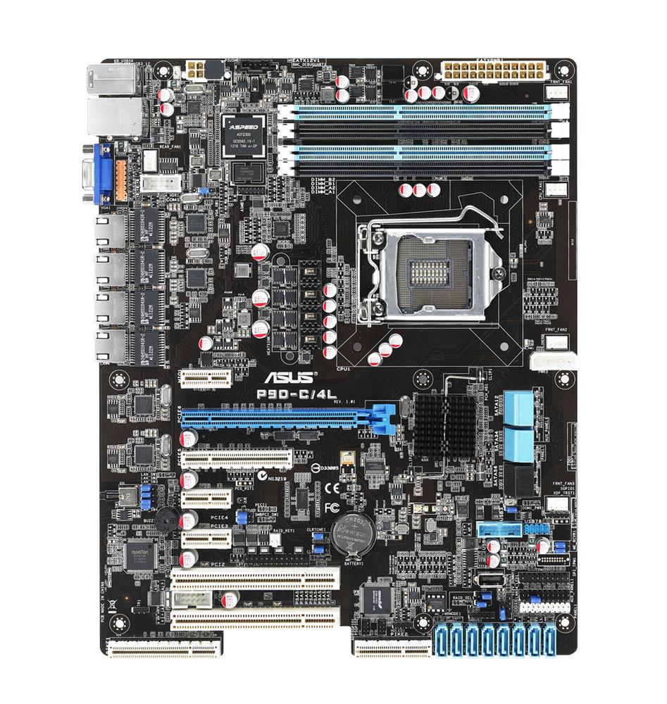 MBP9DC4L ASUS P9d-c/4l LGA1150 Intel C224 DDR3 SATA3&usb3.0 V&4GBe Atx Server Motherboard (Refurbished)