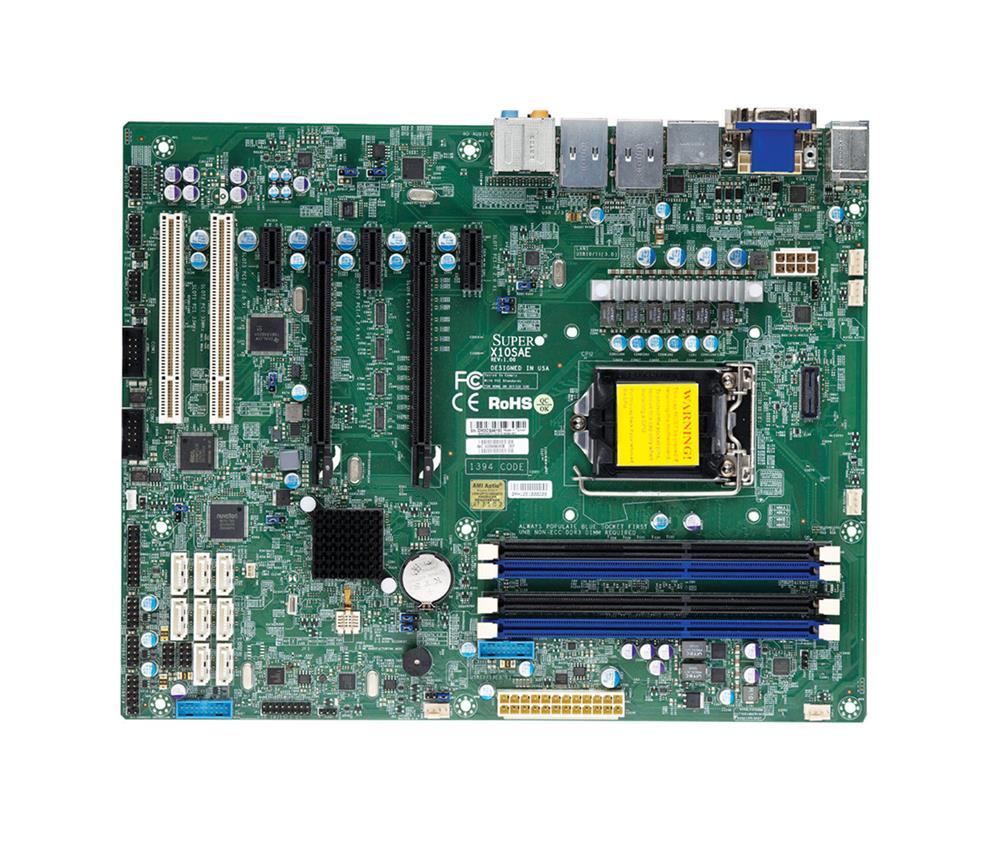 MBX10SAE SuperMicro X10sae-o LGA1150 Intel C226 DDR3 SATA3usb3.0 A2GBe Atx Server Motherboard (Refurbished)