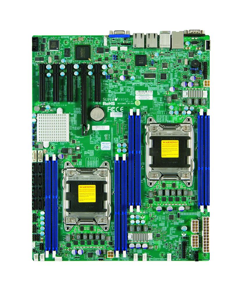 MBX9DRDIF SuperMicro X9drd-if-o Dual LGA2011 Intel C602 DDR3 SATA3 V2GBe Eatx Server Motherboard (Refurbished)