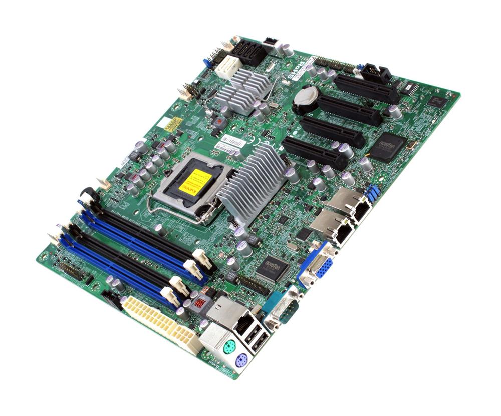 MBX9SCM SuperMicro X9SCM Single Socket LGA 1155 Intel C204 Chipset Xeon E3-1200/ E3-1200 v2 Series 2nd & 3rd Generation Core i3/ Pentium/ Celeron Processors Support DDR3 4x DIMM 4x SATA2 3.0Gb/s uATX Server Motherboard (Refurbished)