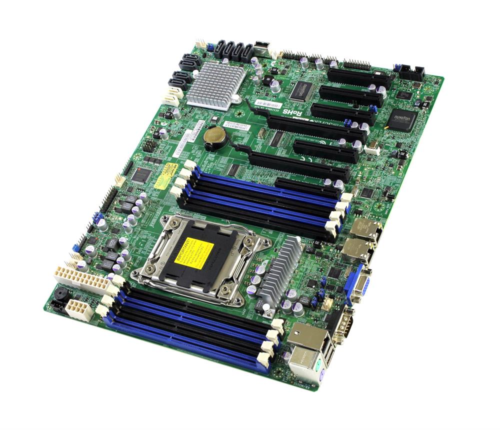 MBX9SRLFB SuperMicro X9SRL-F Socket LGA 2011 Intel C602 Chipset Intel Xeon E5-2600/1600 & E5-2600/1600 v2 Processors Support DDR3 8x DIMM 2x SATA3 6.0Gb/s ATX Server Motherboard (Refurbished)